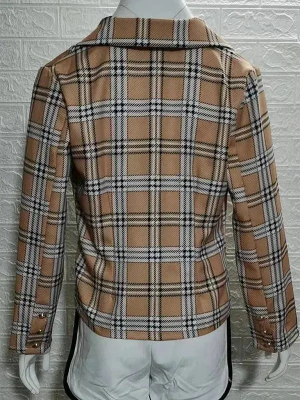 Printed Long Sleeve Women Coat