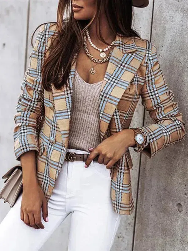 Printed Long Sleeve Women Coat
