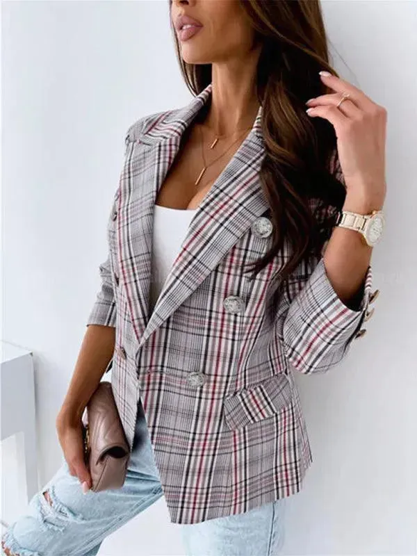 Printed Long Sleeve Women Coat