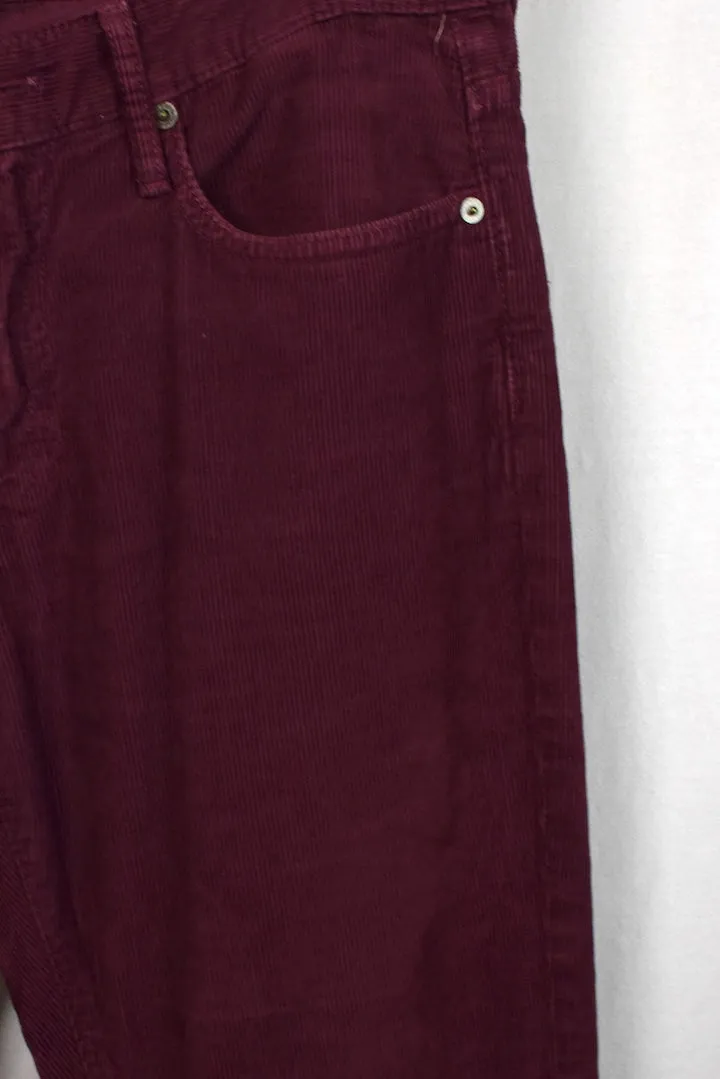 Red Corduroy Pants