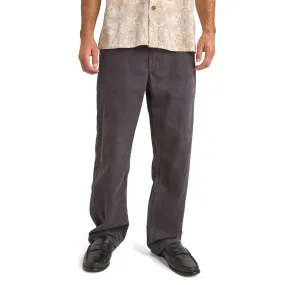 Rhythm Cord Trouser Pants - Charcoal