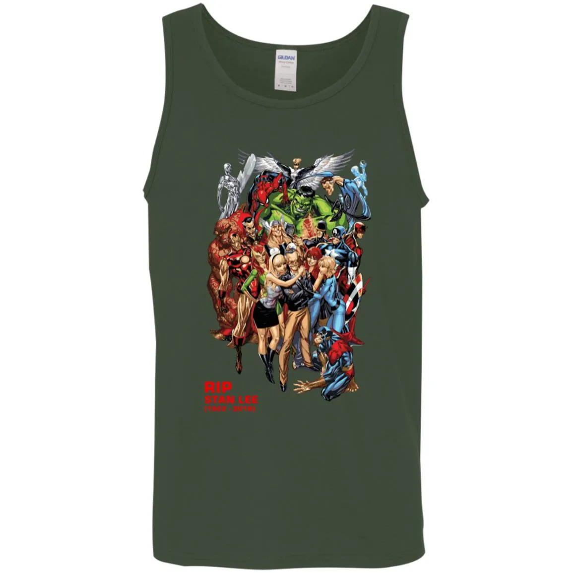 Rip Stan Lee Father Of Super Heroes Men Tank Top