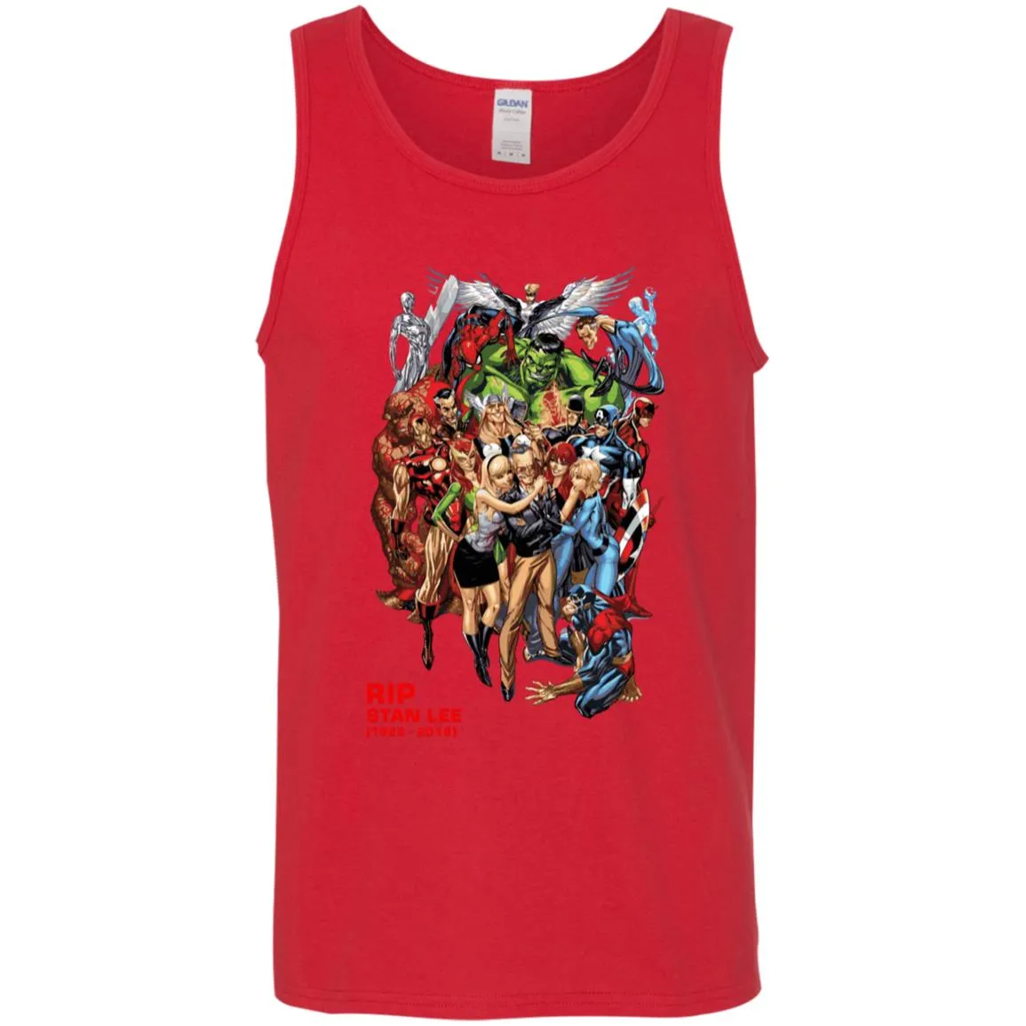 Rip Stan Lee Father Of Super Heroes Men Tank Top