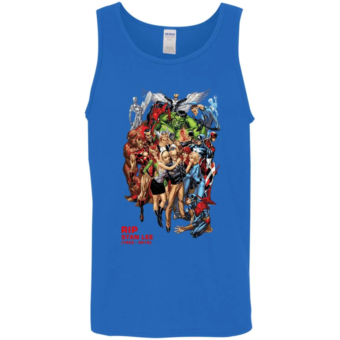 Rip Stan Lee Father Of Super Heroes Men Tank Top