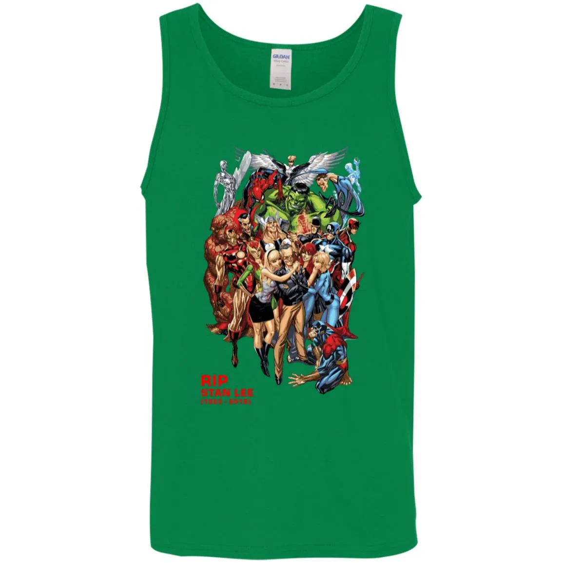 Rip Stan Lee Father Of Super Heroes Men Tank Top