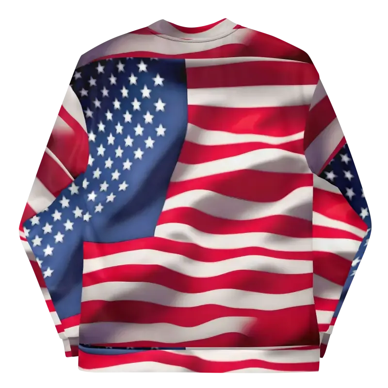 Rock the American Flag Unisex Bomber Jacket