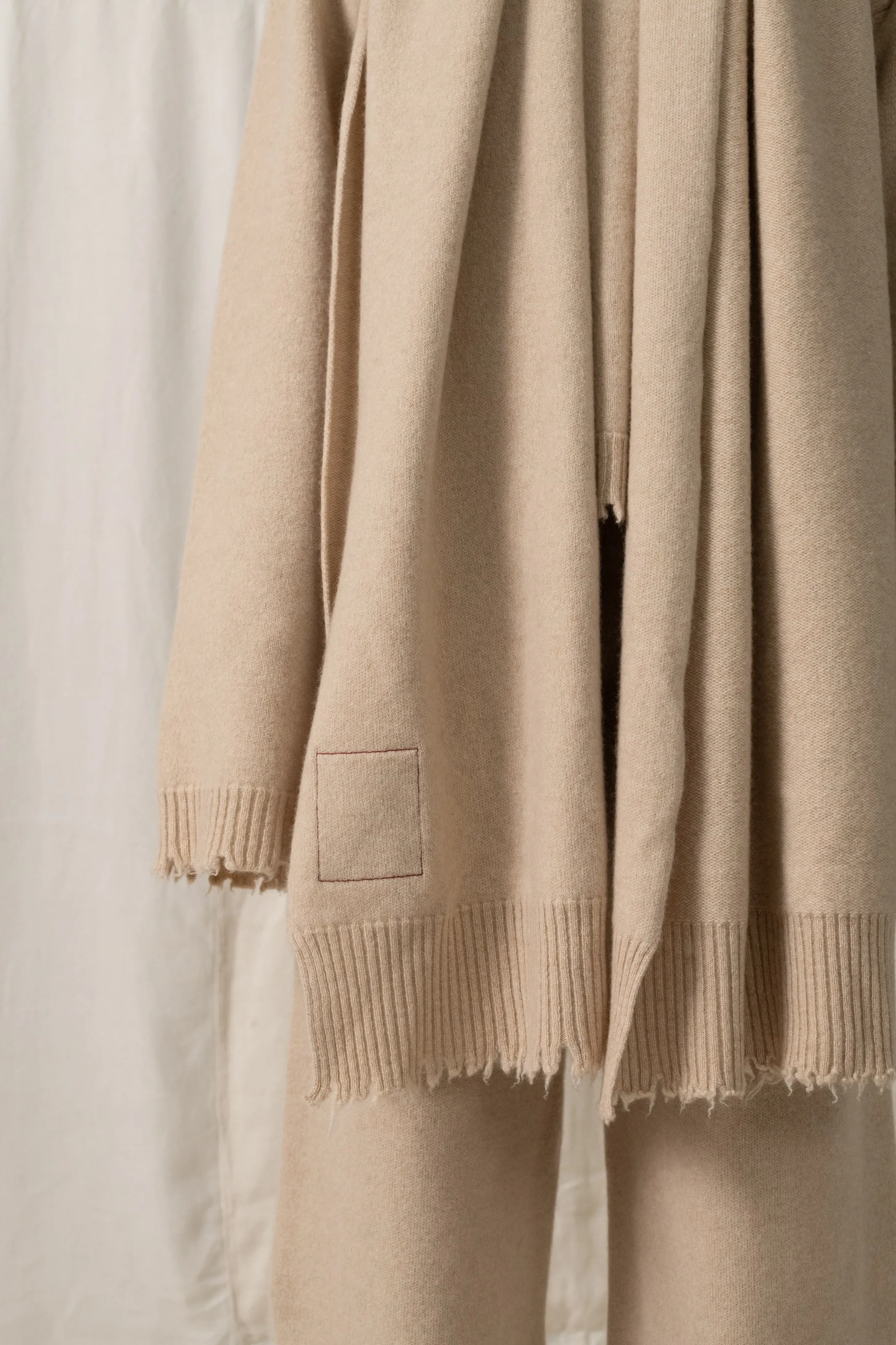 Scarf Costa Plain Cashmere Tan