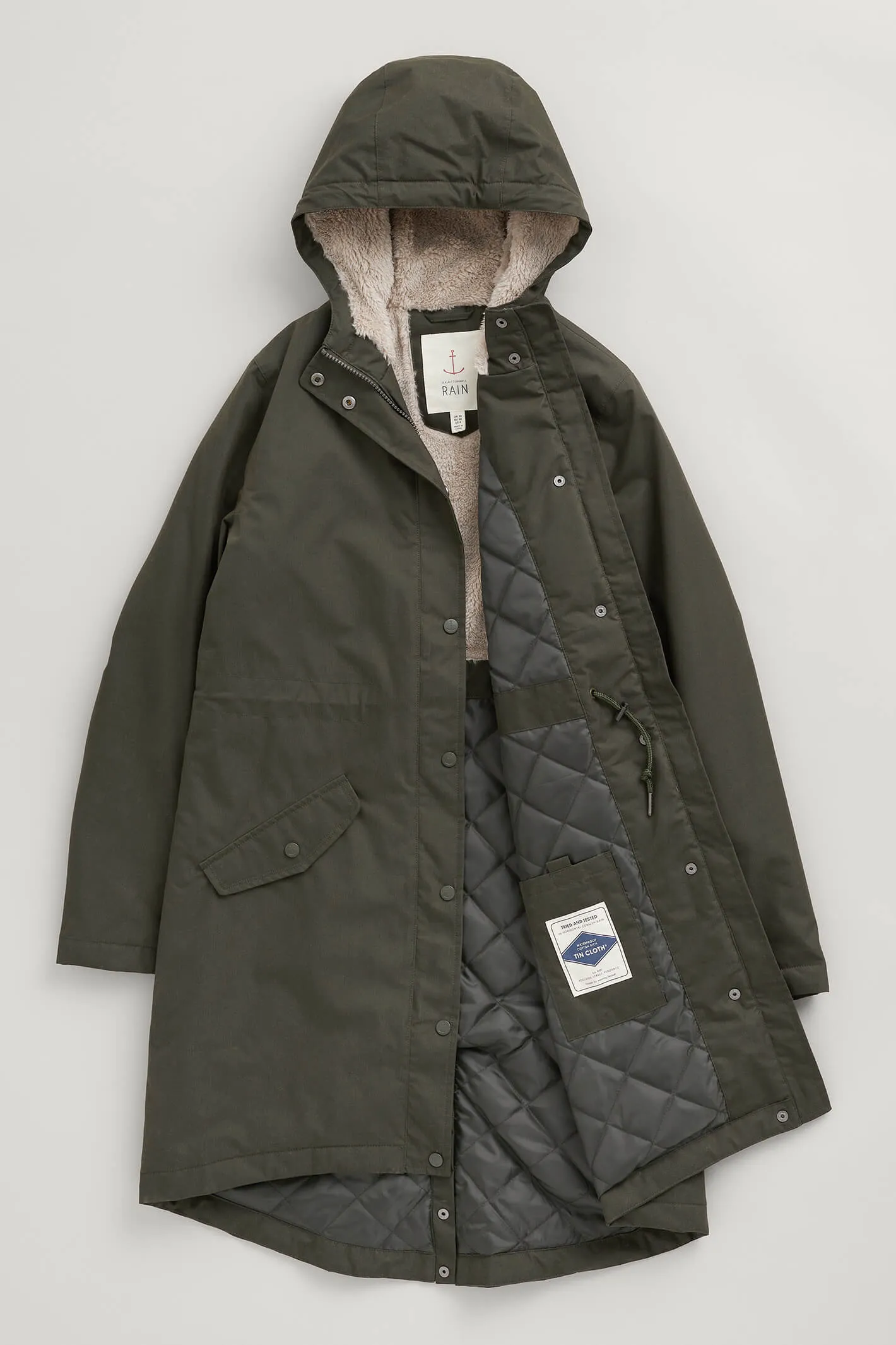Seasalt 255838 Plant Hunter 2 Woodland Green Raincoat