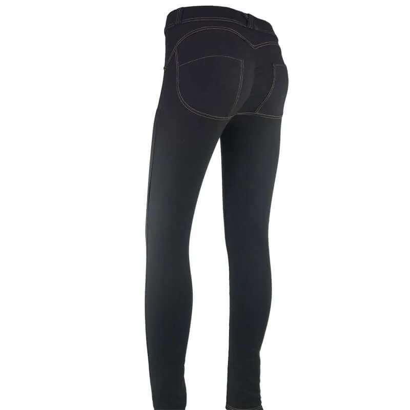 Sexy Stretch High Waist Zipper Skinny Denim Pants