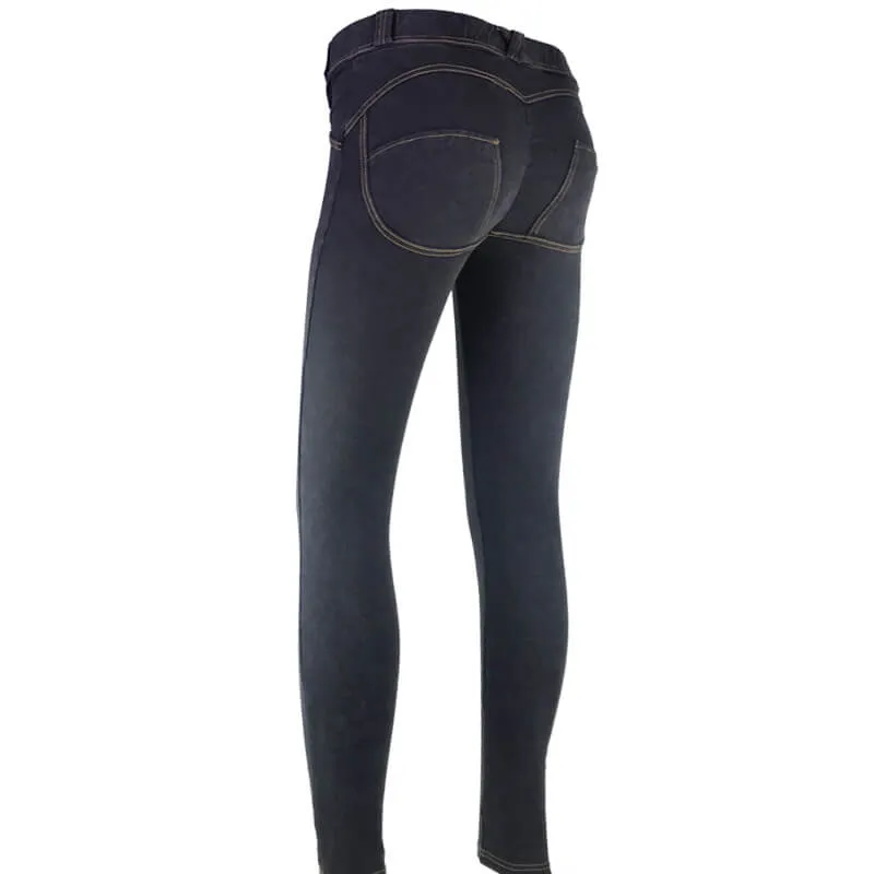 Sexy Stretch High Waist Zipper Skinny Denim Pants