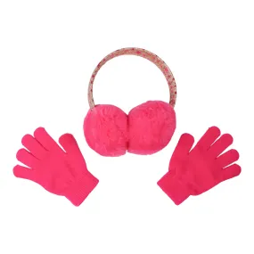Star Foil Printed Earmuff & Magic Glove