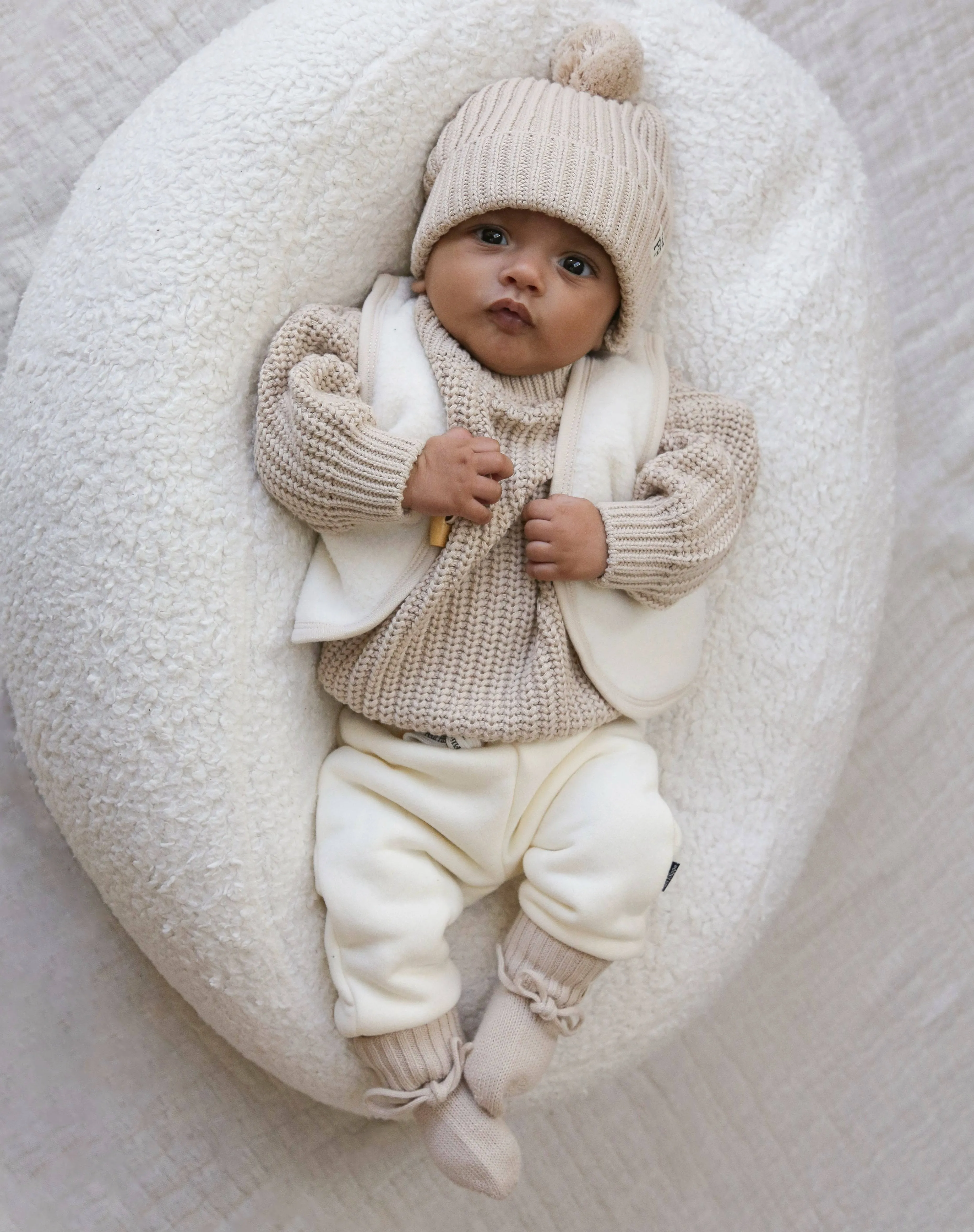 Teddy Gilet - Ecru