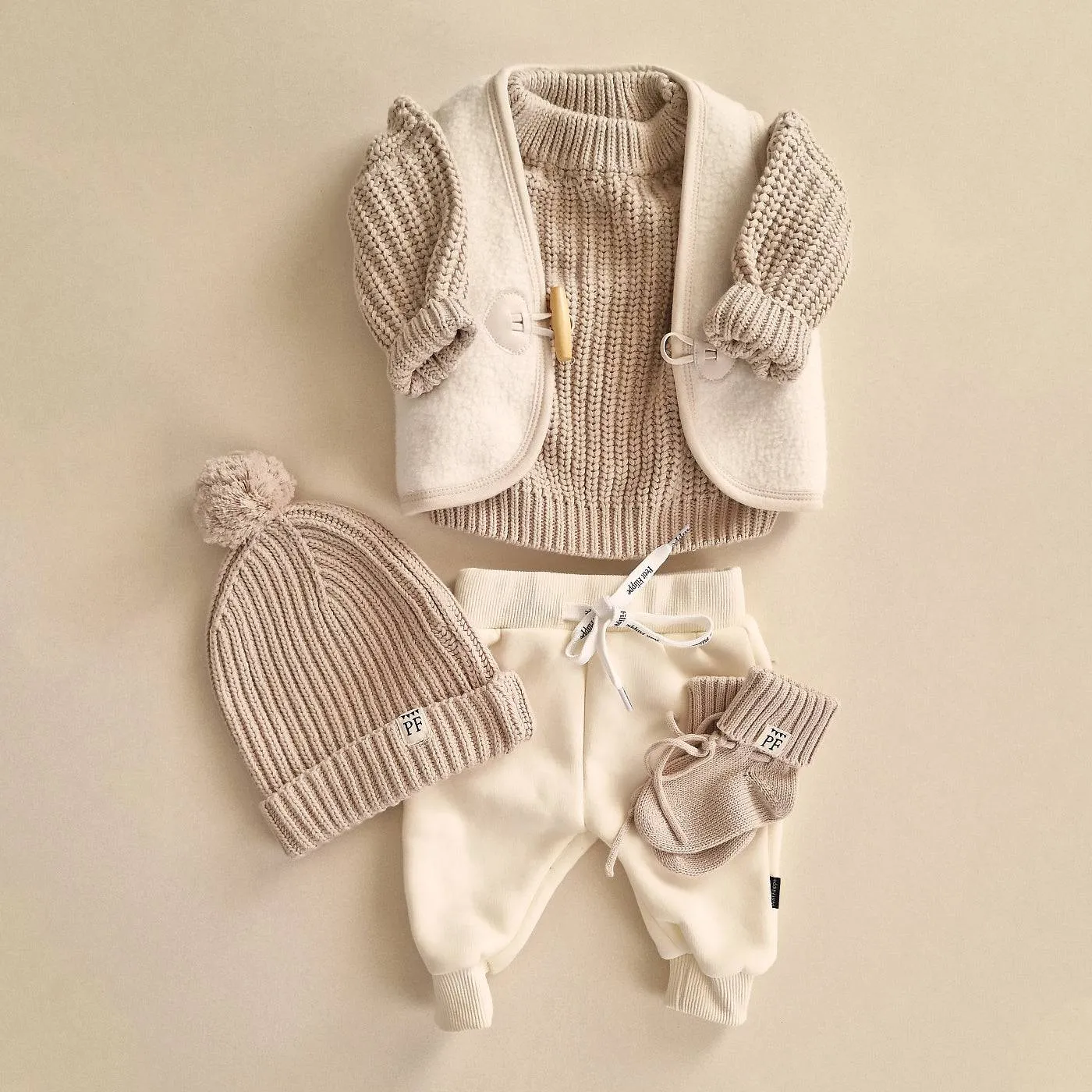 Teddy Gilet - Ecru