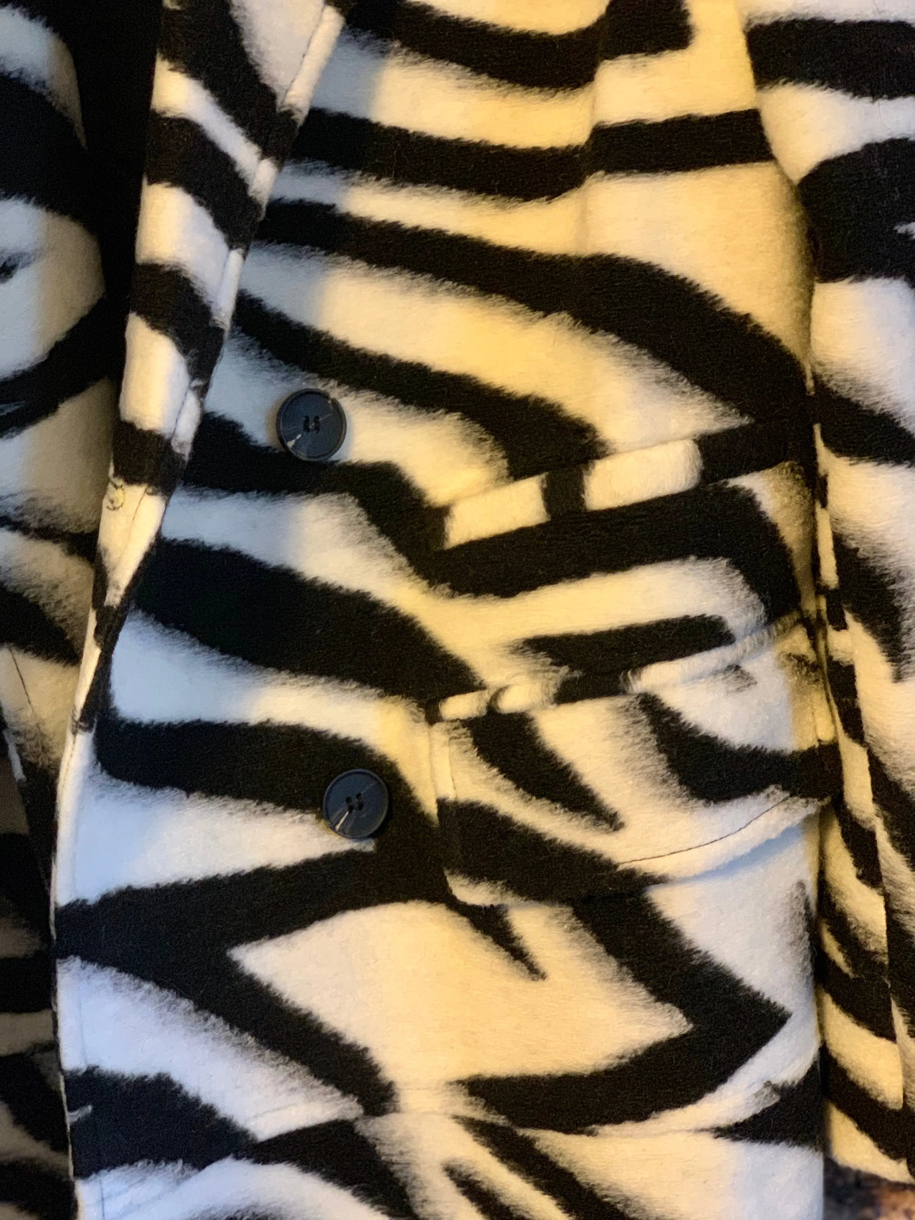 The Max Zebra Coat