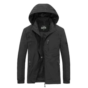 Tommy™ militaire stijl winddicht waterdicht met rits parka winterjas