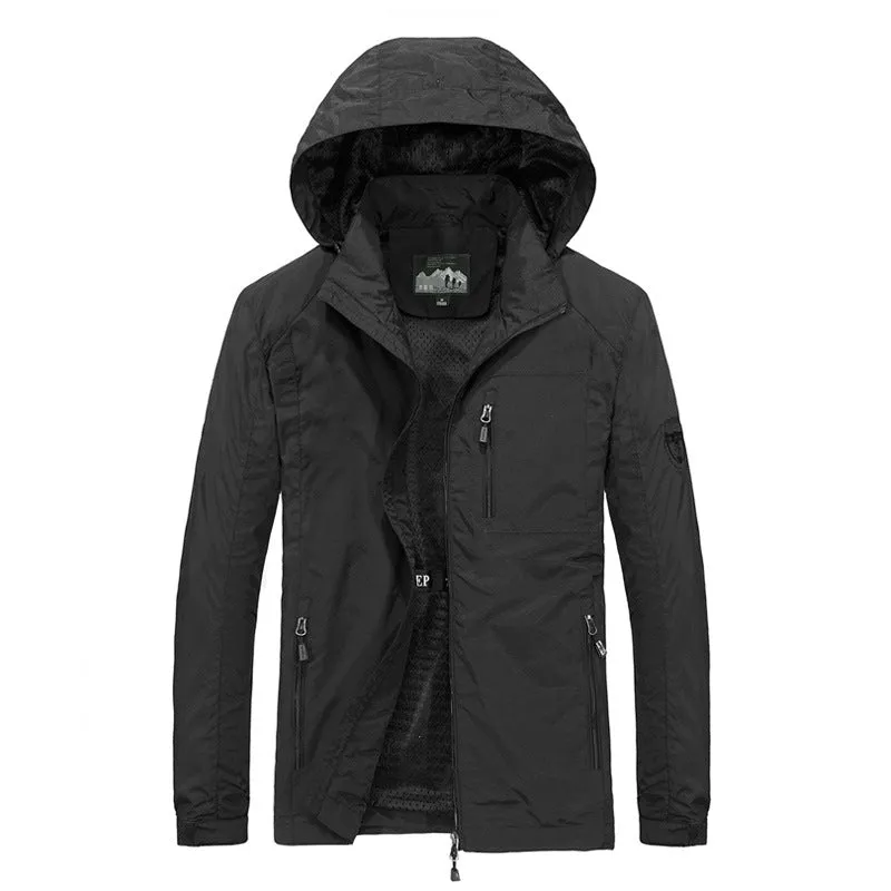 Tommy™ militaire stijl winddicht waterdicht met rits parka winterjas