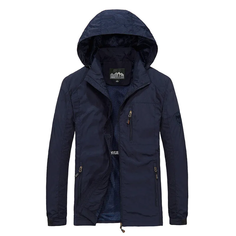 Tommy™ militaire stijl winddicht waterdicht met rits parka winterjas