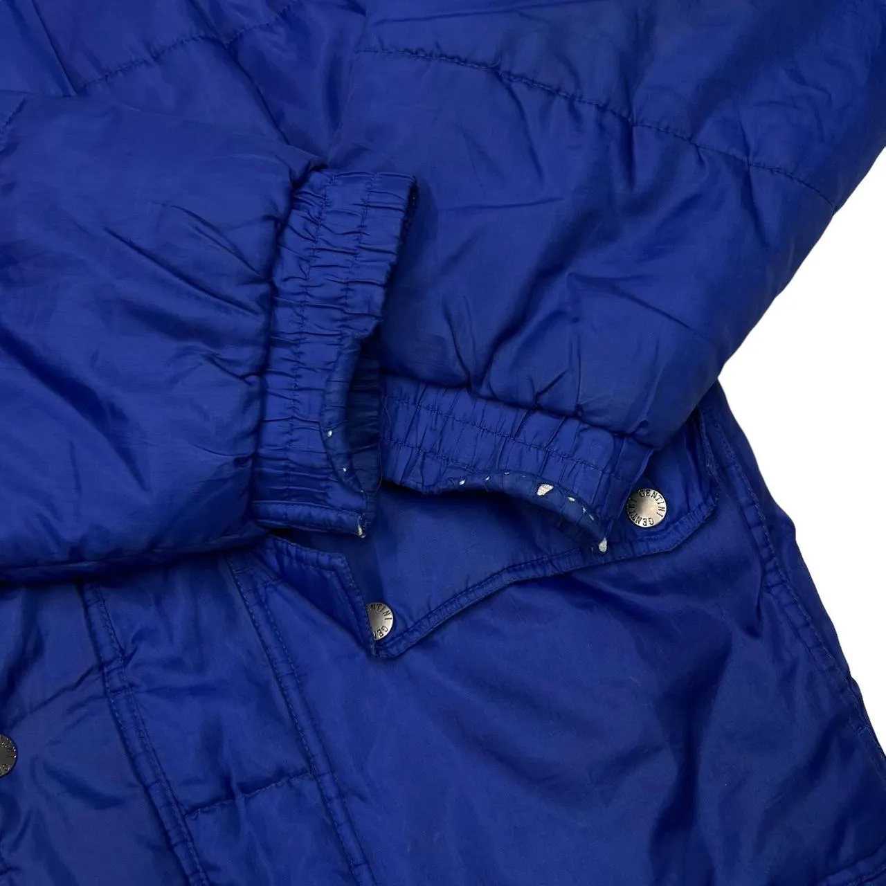 Vintage 90’s GENTINI Detachable Sleeve Padded Puffer Coat Jacket