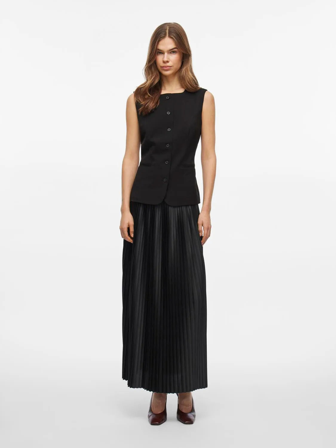 VIVARONE S/L SQUARE NECK LONG VEST