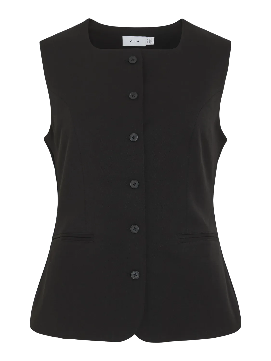 VIVARONE S/L SQUARE NECK LONG VEST