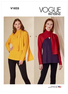 Voguepattern V1825  Misses' and Misses' Petite Top
