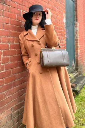 Winter Camel Long Wool Coat 3968