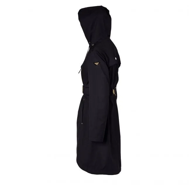 Womens Holland Cooper Black Rosedale Waterproof Parka