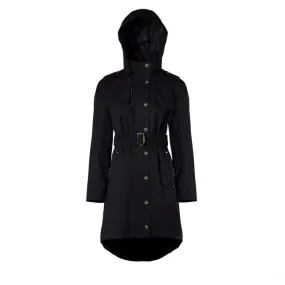 Womens Holland Cooper Black Rosedale Waterproof Parka
