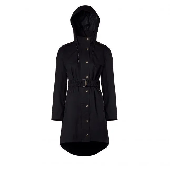 Womens Holland Cooper Black Rosedale Waterproof Parka