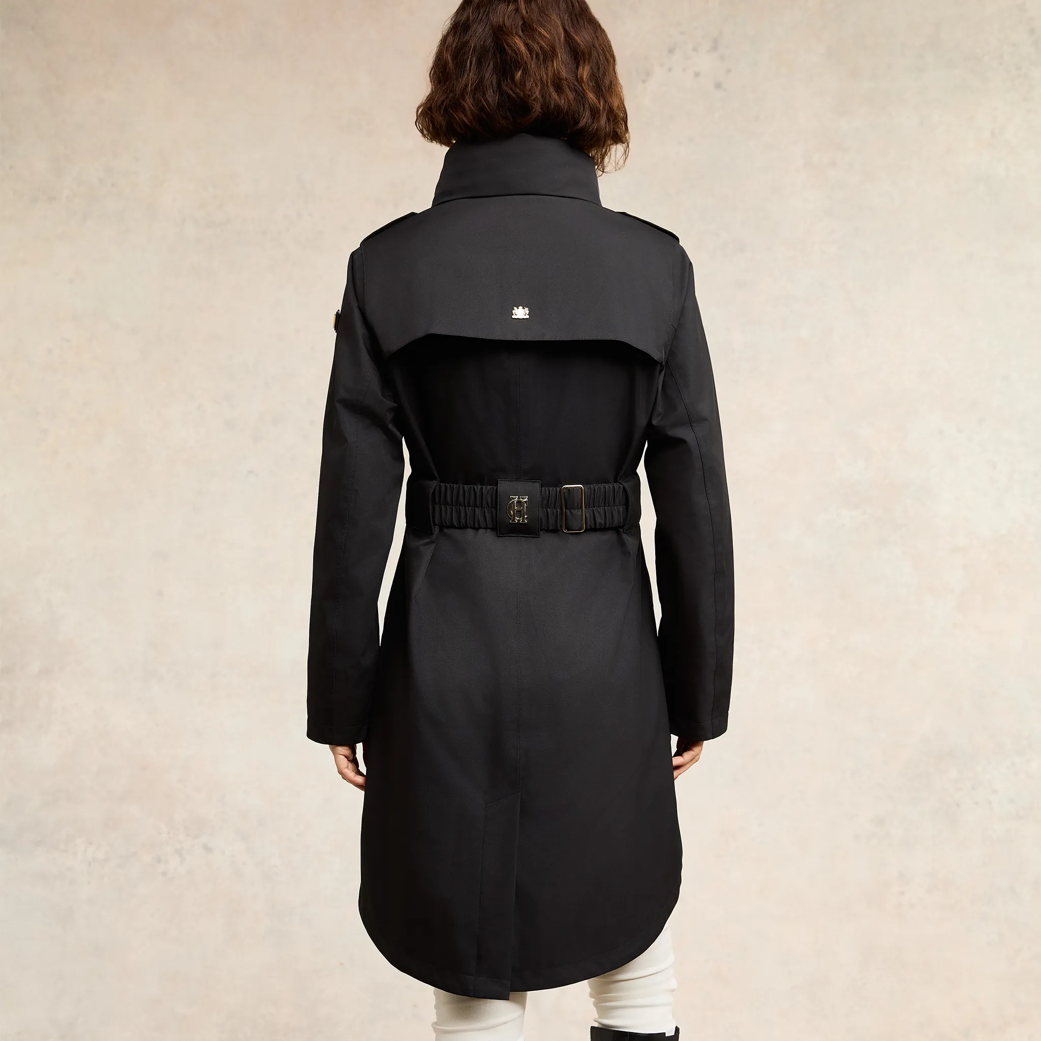 Womens Holland Cooper Black Rosedale Waterproof Parka