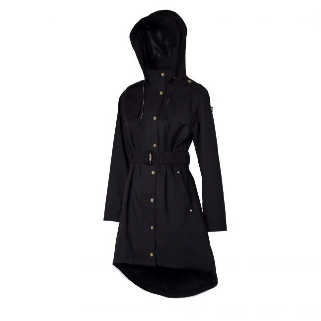 Womens Holland Cooper Black Rosedale Waterproof Parka