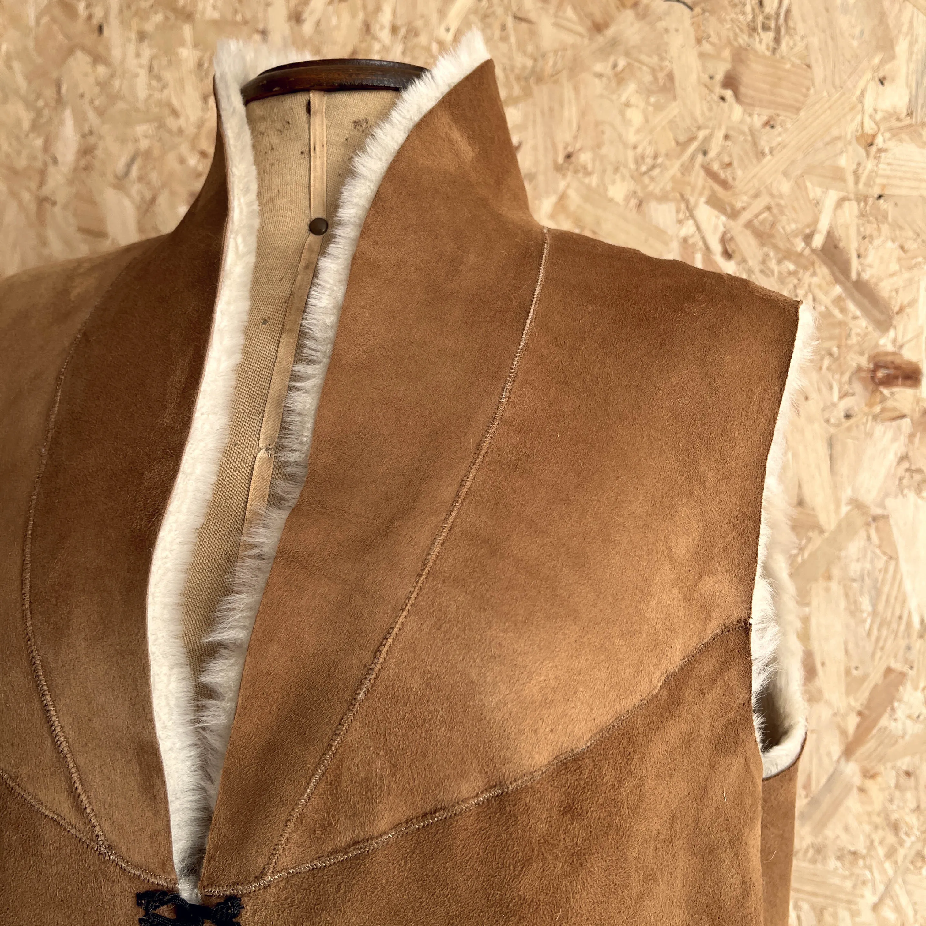 YELEK REVERSIBLE GILET / TAN   NATURAL