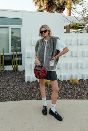 Yoni Teddy Gilet | Medium grey
